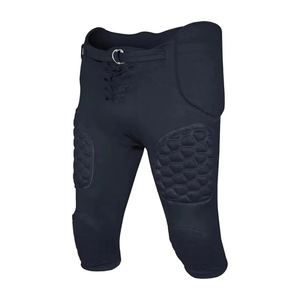 Pantalon de protection de gaines de Football 7 coussinets pantalon de couche de Base de Compression léger pour les athlètes de Football américain adultes jeunes - Product Image 1