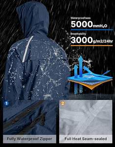 Chaqueta Cortavientos de Invierno para Hombre, Diseño de Diseñador, Estilo Vintage, Ligera, Impermeable, Casual, al por Mayor - Product Image 3