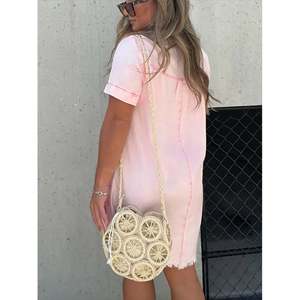 Abito in Denim da Donna con Orlo Grezzo, Alla Moda e Comodo, per Uso Casual - Product Image 4