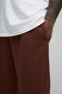 Top qualité 100% coton polaire poids lourd personnalisé bouffée imprimé Logo Streetwear tenue décontracté couleur unie lavé pantalons pour hommes - Product Image 5