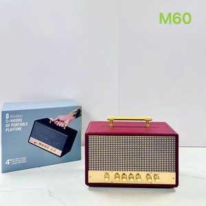 Enceinte Bluetooth Rétro Vintage M60 avec Basses Puissantes de 4 Pouces, Support Téléphone, Décoration de Bureau et Audio Domestique – Vente en Gros - Product Image 4