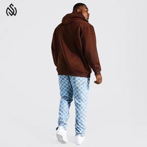 Fabricant pakistanais hommes Premium Hoodies Sweats à capuche unis coton surdimensionné bouffée impression sweat à capuche vierge - Product Image 2