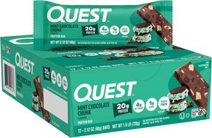 Barras de Proteína Quest Nutrition con Trozos de Chocolate y Menta, Paquete de 12 - Product Image 6