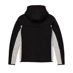 Veste à capuche zippée intégrale en polaire technique pour homme Noir Gris Légère Chaude Vêtement de sport d'entraînement Vêtement de sport haut de gamme - Product Image 2