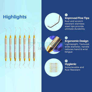 Kits de escalado de alta calidad Kits de escalado para el cuidado de los dientes Kits de escalado de acero inoxidable para los más vendidos - Product Image 3