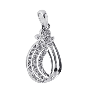 จี้เพชรรูปทรงดอกไม้แบบสั่งทำพิเศษ คุณภาพพรีเมียมจากผู้ผลิตเครื่องประดับชั้นนำของอินเดีย ราคาประหยัดสำหรับผู้หญิง - Product Image 1