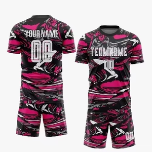 2025 Sublimation Custom Printing Wears Breathable Fabric Custom Football Soccer Jersey Uniform - Product Image 2