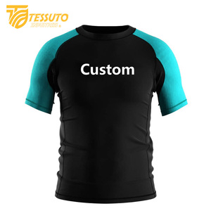 New <b>Rash</b> <b>Guard</b> <b>Men</b> Sublimation Printed Spandex Gym Surfing Diving Compression Shirts Wholesale with 100% Good Quality and Design - Product Image 3