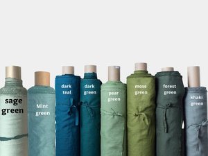 Tela de lino de 115 '' / 292 cm de ancho al por mayor, tela de lino por yarda/metro, tela de lino prelavada, tela de lino suavizada cortada - Product Image 4