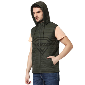 Chaleco Acolchado de Invierno con Logotipo Personalizado de Moda para Hombre, Cómodo, Transpirable y Cálido, Chalecos Acolchados para Exteriores, Fabricante OEM - Product Image 3