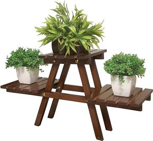 Top Selling Wooden Shelf Plant <b>Stand</b> in Wholesale Price For Home Garden Balcony Decoration Outdoor - Product Image 6