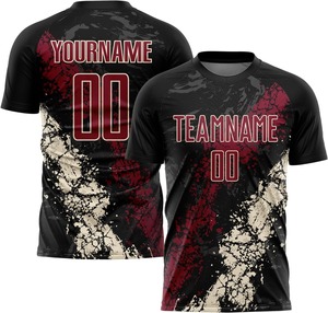 Vente en gros Uniforme de maillot de football col en V durable pour hommes Kit de football en polyester par sublimation pour conceptions personnalisées - Product Image 4