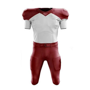 Maillot de football américain le plus populaire uniformes d'usure en polyester vêtements de sport uniformes de football américain légers - Product Image 2