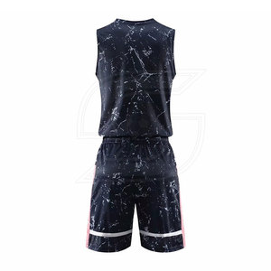 Ensemble d'uniformes de basket-ball unisexe de meilleure qualité 100% polyester dernier style respirant grande taille conçu pour les adultes pour l'été - Product Image 3