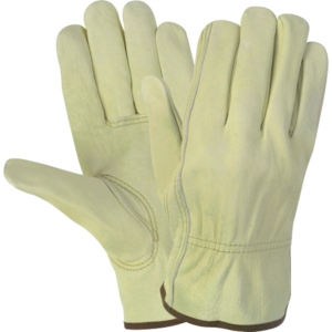 Gants de conduite de sécurité en cuir Grain de buffle de haute qualité gants de conducteur en cuir pour le jardinage et la protection des mains gants de travail - Product Image 3