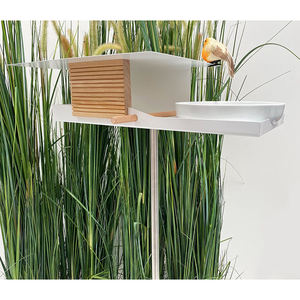 JH-Mech Bain d'oiseau de jardin léger Coupe en métal Arts d'oiseau Mangeoire à oiseaux debout en acier au carbone - Product Image 1