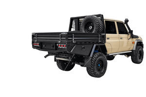 Plateau Ute de lit de camionnette à double cabine en alliage d'aluminium pour Hilux Ranger Triton Cannon Dmax BT50 OEM ODM Tube/Square Headboard - Product Image 4