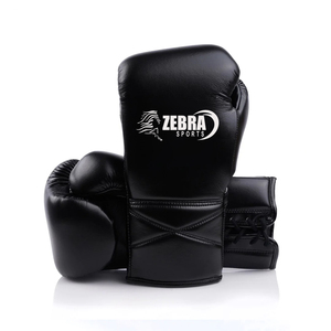 Winning Zebra Sports Professional Customized MMA Boxing Gloves Sparring Training Real Leather Moisture Wicking <b>Lace</b>-Up PU - Product Image 3