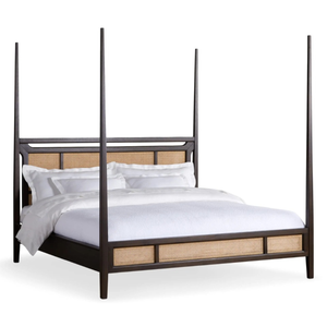 เฟอร์นิเจอร์กรอบเตียงขนาดคิงไซส์ทำจากไม้มะฮอกกานีสีขาวระดับไฮเอนด์ที่ทันสมัยสำหรับบ้านหรือโรงแรม - Product Image 4