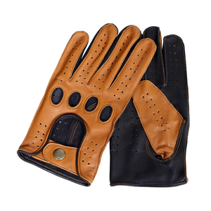 ถุงมือหนังกันน้ำสำหรับขับรถในฤดูหนาว สีพื้น น้ำหนักเบา สำหรับมืออาชีพ จากปากีสถาน - Product Image 6