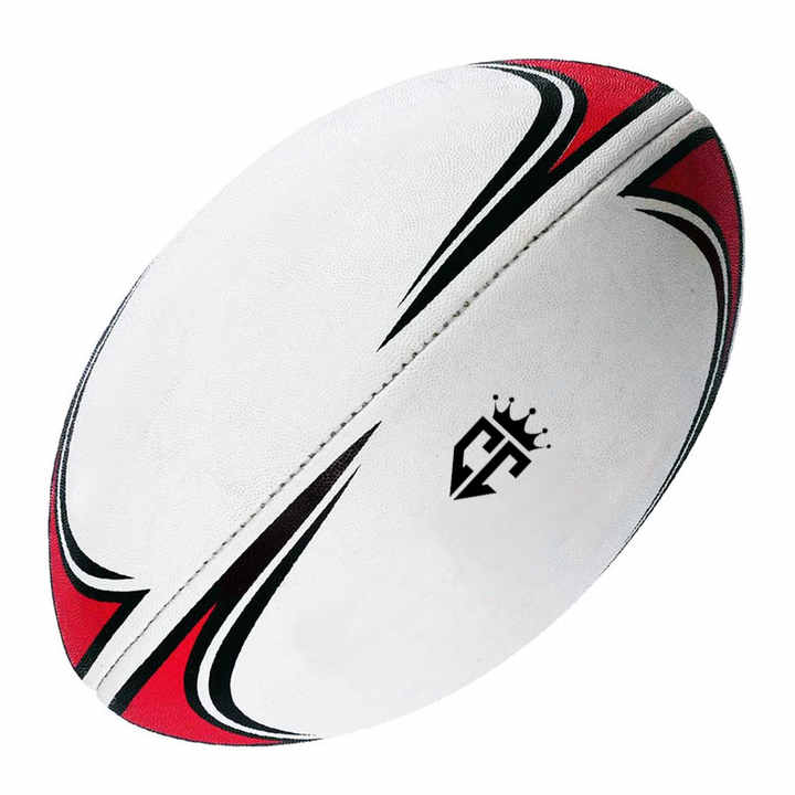 Custom Logo Printed Rugby Balls Durable Rubber Material