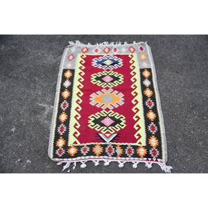 พรมขนแกะสไตล์วินเทจพรมปอกระเจา9x12สำหรับโถงทางเดินขนาด2.9x4.1ฟุต (87x125ซม.) - Product Image 1