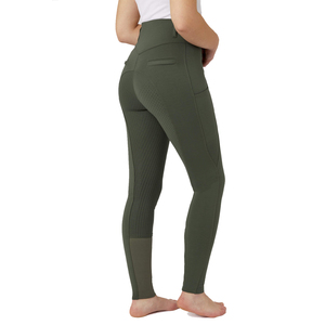 Casual Riding Breeches for Women Jodhpur & Breeches with <b>Knee</b> Grip and Soft Cotton Blend for Trail and Practice Use - Product Image 2