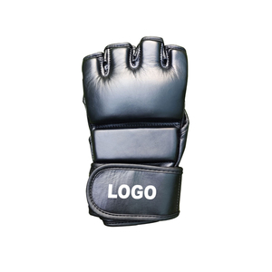 Guantes de boxeo gruesos Guantes MMA Saco de boxeo de medio dedo Manoplas tailandesas Equipo de entrenamiento de boxeo profesional Guantes MMA OEM - Product Image 2