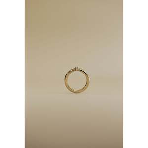 Vintage <b>Gold</b> Rhodium Plated Pav Tube <b>Ring</b> Fashionable Cut Diamond <b>Set</b> Classic Inlay Technology Religious for Children's Gift - Product Image 4