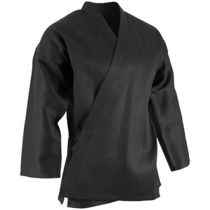 Uniforme de Karate de algodón blanco y negro personalizado de alta calidad para artes marciales - Product Image 2