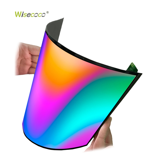 13.3 Inch 1536*2048 Ultra Thin Rollable Amoled Flexible Multi Touch Screen EDP Soft Oled Flex Curved Display Module
