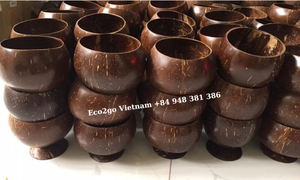 Tasse à la noix de coco écologique avec pailles Verres de haute qualité par Eco2go Vietnam Fabriqué à partir de PC pour un usage domestique - Product Image 4