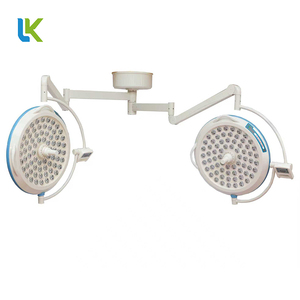 Lampada Chirurgica LED a Doppia Testa LK/LED-700/700 Senza Ombra 160000 Lux OSRAM con Temperatura Colore Regolabile per Sala Operatoria Ospedaliera - Product Image 1