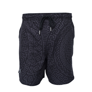 Conjunto de dos piezas informal de alta calidad para hombre, camiseta de verano con estampado floral y pantalones cortos de punto, transpirables y cómodos para el invierno - Product Image 4