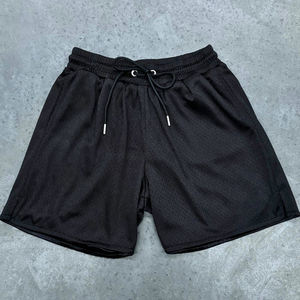 Pantalones cortos deportivos de poliéster 100% para hombre, pantalones cortos deportivos de malla para correr con nombre personalizado y logotipo para baloncesto, Fitness, correr - Product Image 1