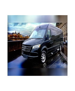 Camping-car de luxe d'occasion pas cher 2024 Benz Classe B, châssis en acier haute résistance, suspension pneumatique, tout-terrain, camping, noir - Product Image 1