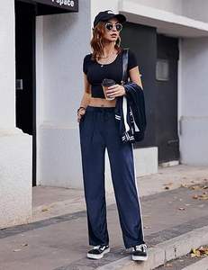 <b>Women's</b> <b>Velvet</b> Lounge Set-2-Piece Breathable 100% Polyester Tracksuit Zip-Up <b>Jacket</b> Sweatpants Cozy Outfit Pockets Relaxed Wear - Product Image 6