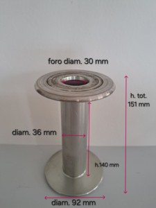 Lot important de bobines à bride en alliage d'aluminium Scaglia en très bon état pour le torsion, le recouvrement et le traitement du fil 140-36-84mm Italie - Product Image 3