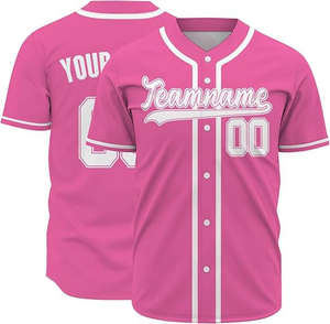 Jersey de béisbol en blanco para hombre con uniforme de béisbol totalmente personalizado al por mayor diseño personalizado al por mayor - Product Image 1