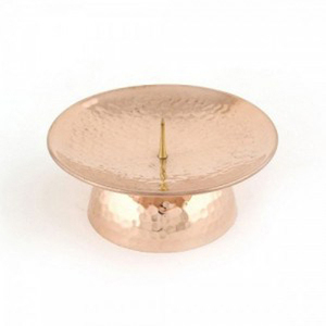 Bougeoir pilier en métal laiton antique pour mariages en fer durable - Product Image 5