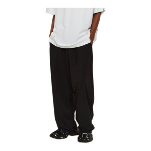 Vente en gros OEM personnalisé pantalon droit ample pour hommes baggy évasé en coton éponge français jambe large confortable sport Joggers pantalon - Product Image 6