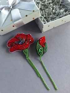 Broches perlées Broche design faite à la main. Accessoires de haute qualité. Broche design unique. Baby shower meilleur cadeau. - Product Image 3