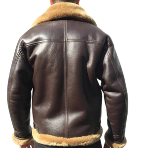 Chaqueta de piloto de aviador de bombardero para hombre, servicio OEM con acabado de color sólido, poliéster/nailon - Product Image 3