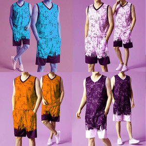 Chaleco deportivo sin mangas Camiseta y pantalones cortos Conjunto de baloncesto XXL Chaleco deportivo Camiseta sin mangas Venta al por mayor Chaleco sin mangas Camiseta - Product Image 1