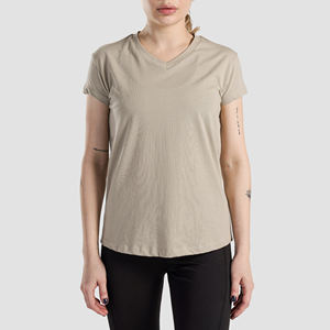 Fournisseurs de Tops décontractés stylés de fabricants de t-shirts en coton pour femmes personnalisés Vendeurs de mode Vêtements en gros Vêtements quotidiens Fabricants - Product Image 3