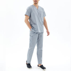 Col en V, uniforme d'infirmière vente directe d'usine en gros prix d'usine uniforme d'hôpital col en V femmes hommes gommages - Product Image 1