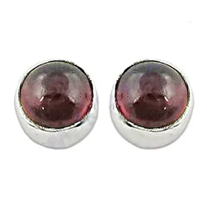 Boucles d'oreilles pendantes tendance en argent et grenat pour femme, ornées d'émeraude, de rubis, de saphir, de diamant et d'améthyste, certifiées GIA - Product Image 1