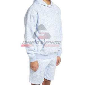 ชุดสั้นมีฮู้ดสำหรับผู้ชายชุดสั้นมีฮู้ดขนาดใหญ่พิเศษทันสมัย - Product Image 3