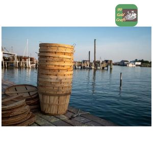 Cesta de Madera Resistente con Asa para Almacenamiento de Langostas, Cangrejos y Frutas, de Larga Duración - Product Image 6