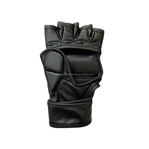 ถุงมือชกมวย MMA สำหรับฝึกซ้อม หนังวัวแท้ ถุงมือชกมวย MMA แบบครึ่งนิ้ว - Product Image 6
